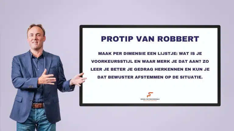 big five persoonlijkheid (protip) Robbert Land geeft een protip over hoe je de Big Five-persoonlijkheidstheorie kunt toepassen in de praktijk.