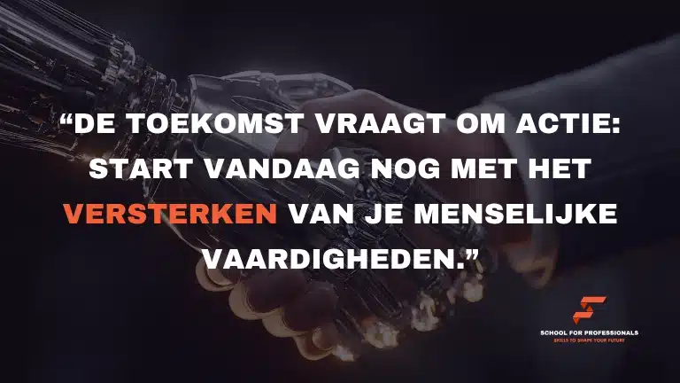 De professional van de toekomst (afbeelding 2) Handshake robot en mens