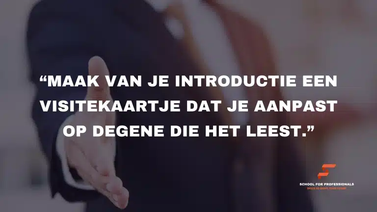 Jezelf voorstellen (afbeelding 2)